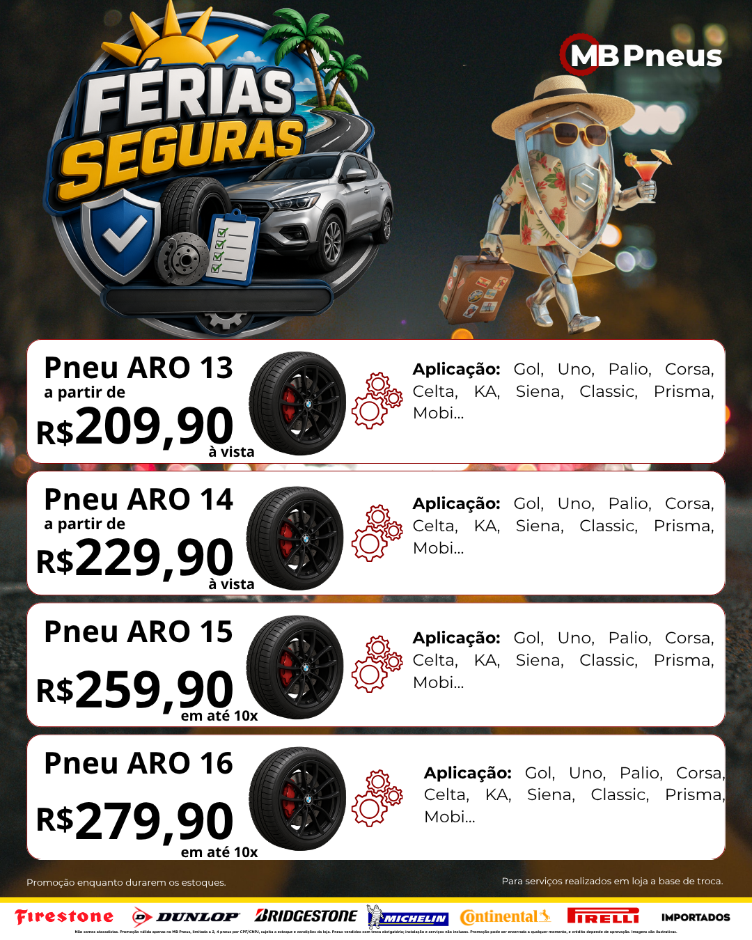 MB Pneus - Mês do Consumidor - Ofertas toda semana com oportunidades imperdíveis